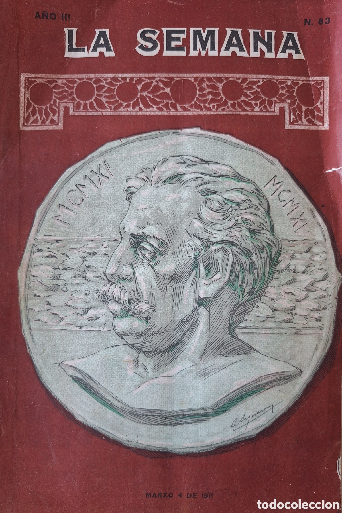 Coleccionismo de revistas y peri&oacute;dicos: REVISTA LA SEMANA 1911 NUMERO ESPECIAL DEDICADO A JOSE BATLLE Y ORDO&Ntilde;EZ