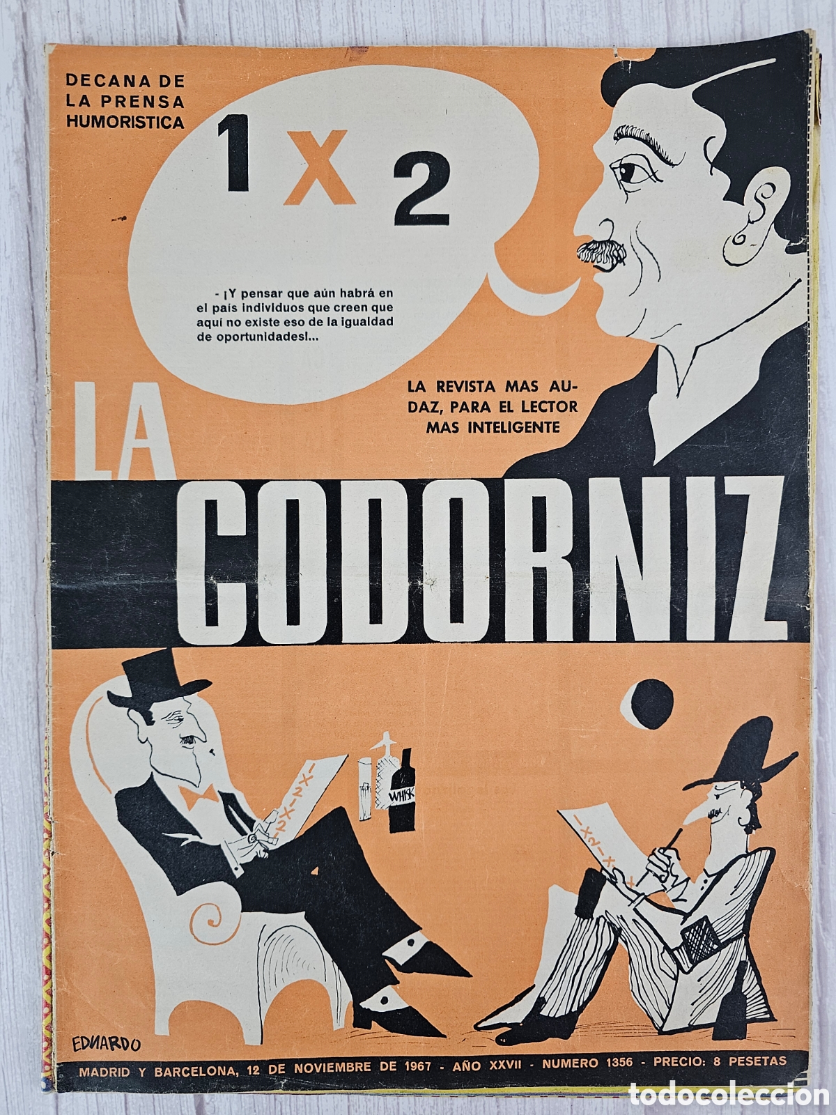 Coleccionismo de Revistas y Peri&oacute;dicos: LA CODORNIZ 1356 1967