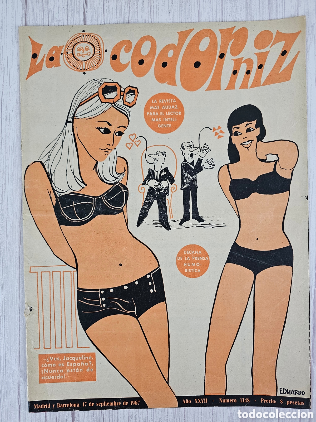 Coleccionismo de Revistas y Peri&oacute;dicos: LA CODORNIZ 1348 1967