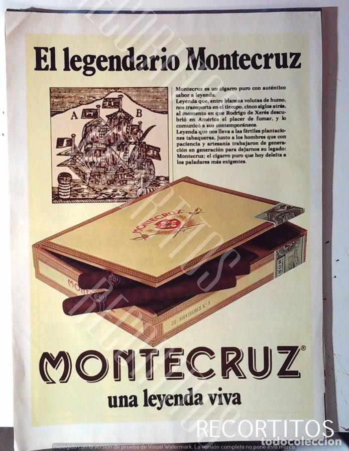 Coleccionismo de Revistas y Peri&oacute;dicos: montecruz puros habanos anuncio publicidad