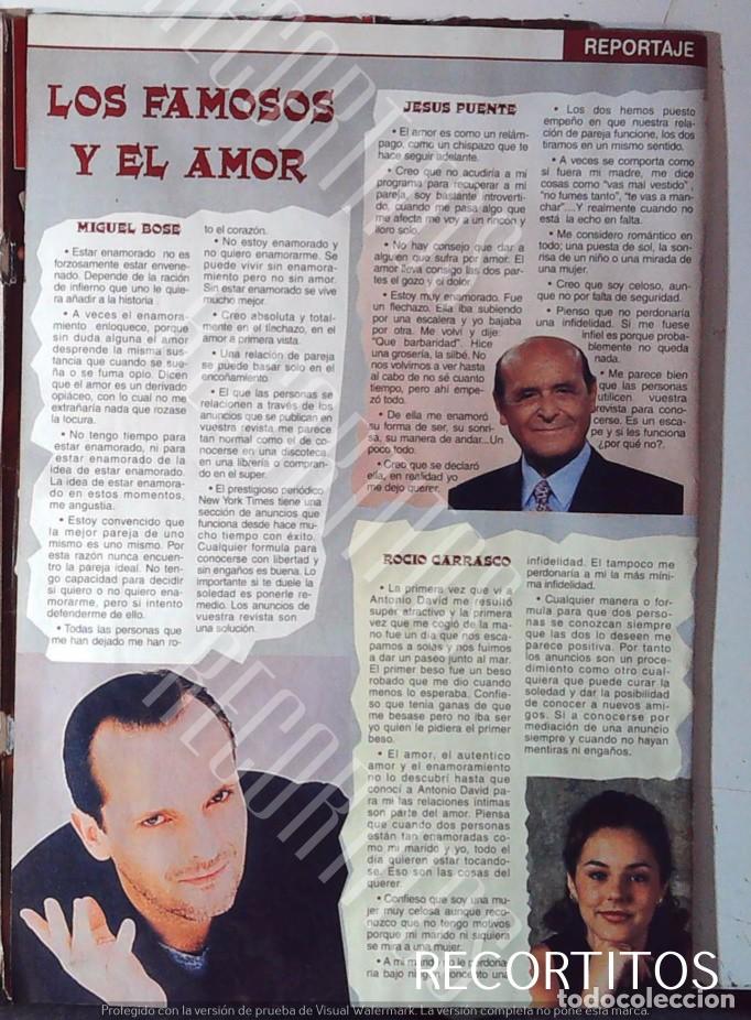 Coleccionismo de Revistas y Peri&oacute;dicos: miguel bose rociito en la revista encuentros