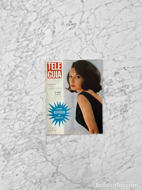 Coleccionismo de Revistas y Peri&oacute;dicos: TELE GUIA - 1965 M&ordf; DOLORES GISBERT, MARIA DEL PUY, PEPE MARCHENA, FESTIVAL DE BENIDORM, DICK POWELL