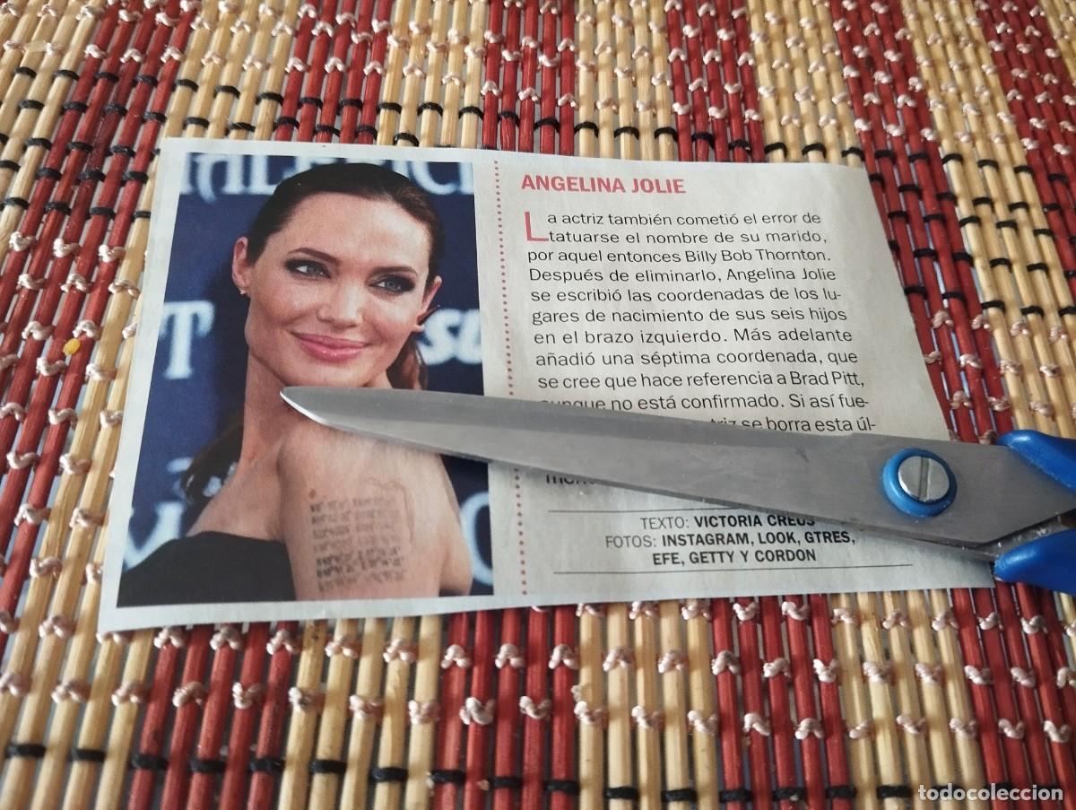 Sammeln von Zeitschriften und Zeitungen: ANGELINA JOLIE RECORTE REVISTA 2019