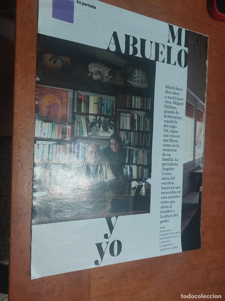 Coleccionismo de Revistas y Peri&oacute;dicos: MIGUEL DELIBES. 4 P&Aacute;GINAS. ART&Iacute;CULO EXTRAIDO DE UNA REVISTA. GRAPA. COMPLETO
