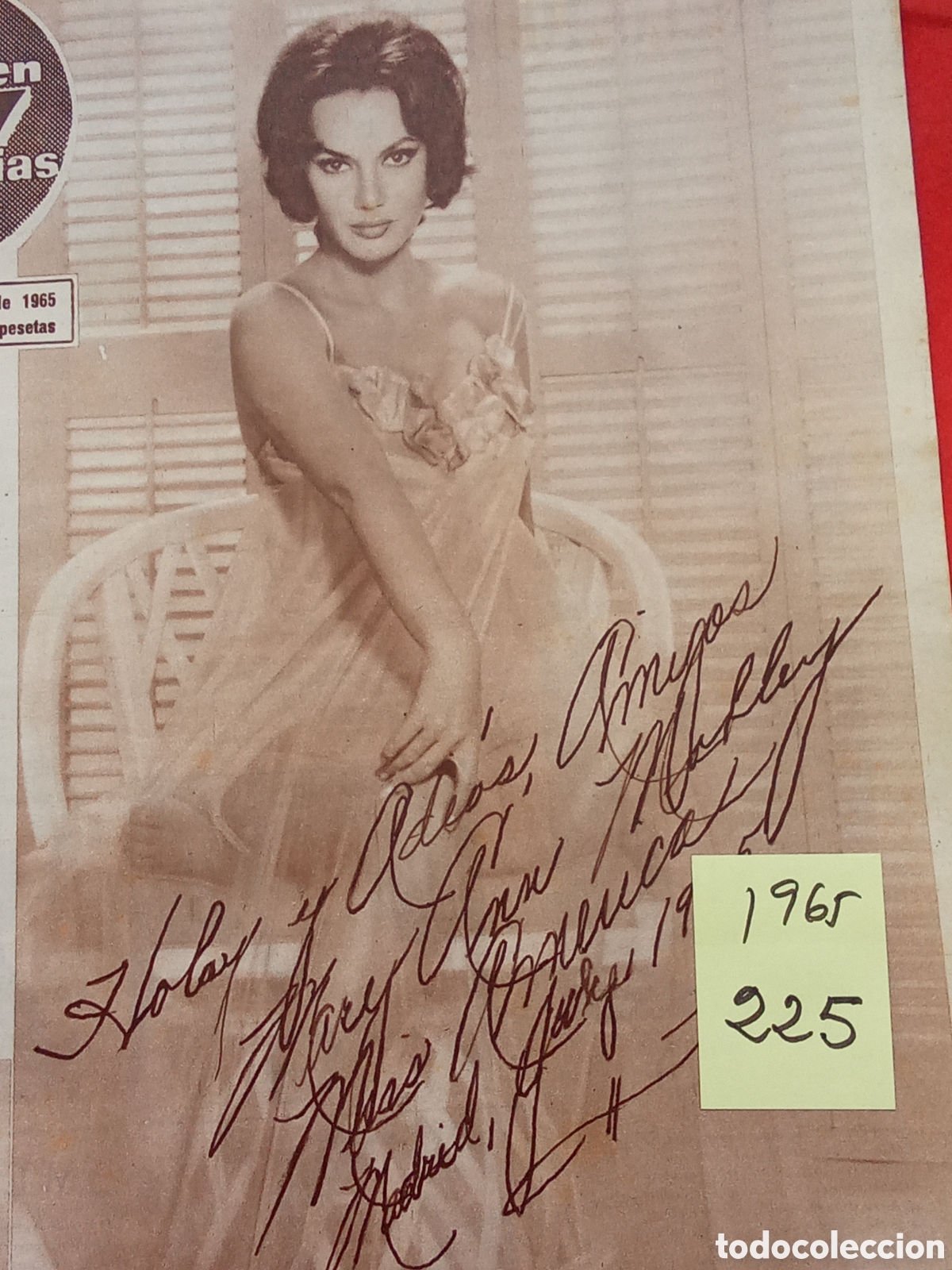 Collectionnisme de Revues et Journaux: CINE EN 7 D&Iacute;AS . N&deg;. 225: FECHA31/6 :/ 1965