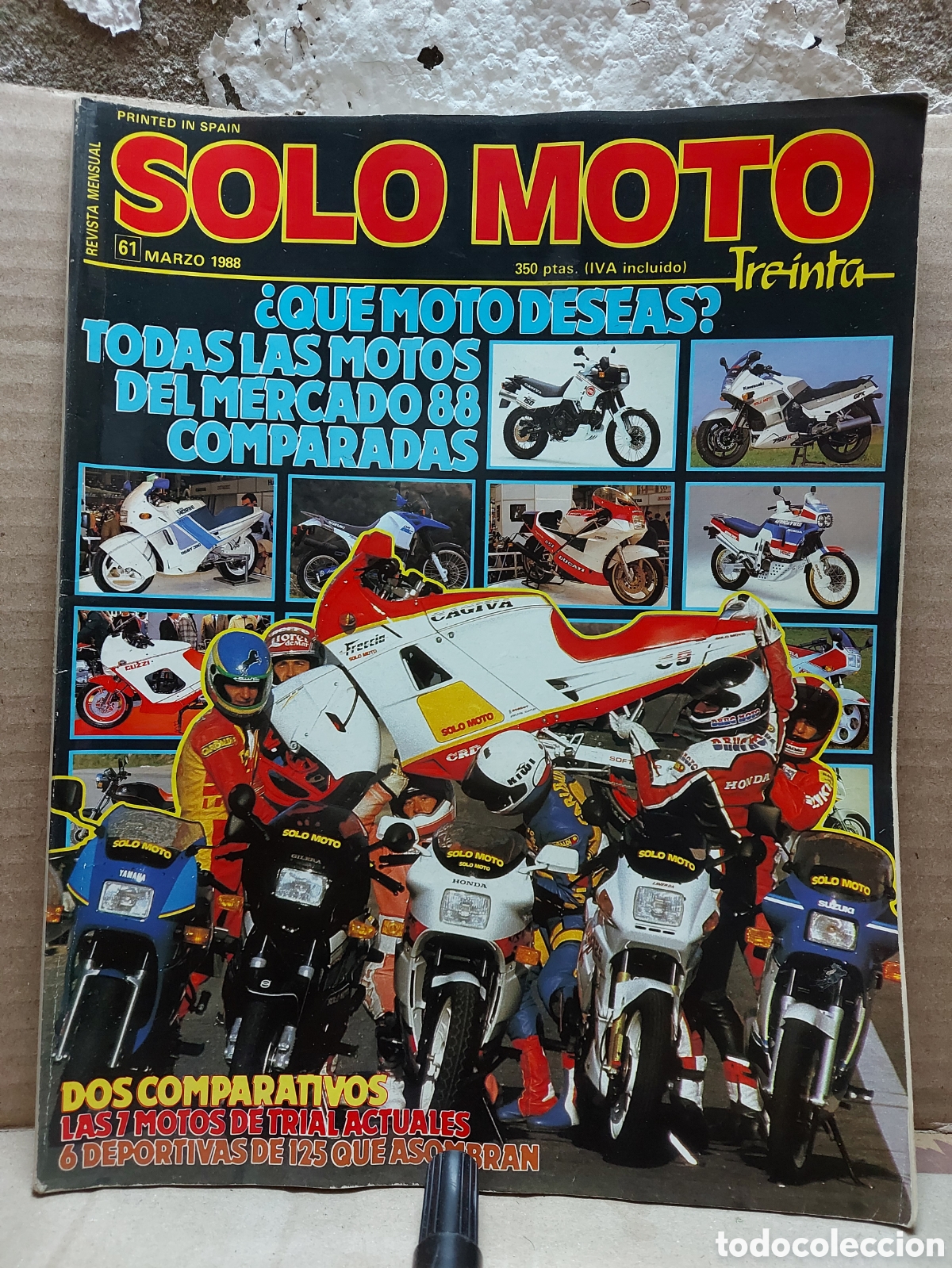 Coleccionismo de Revistas y Peri&oacute;dicos: REVISTA SOLO MOTO a&ntilde;o 1988