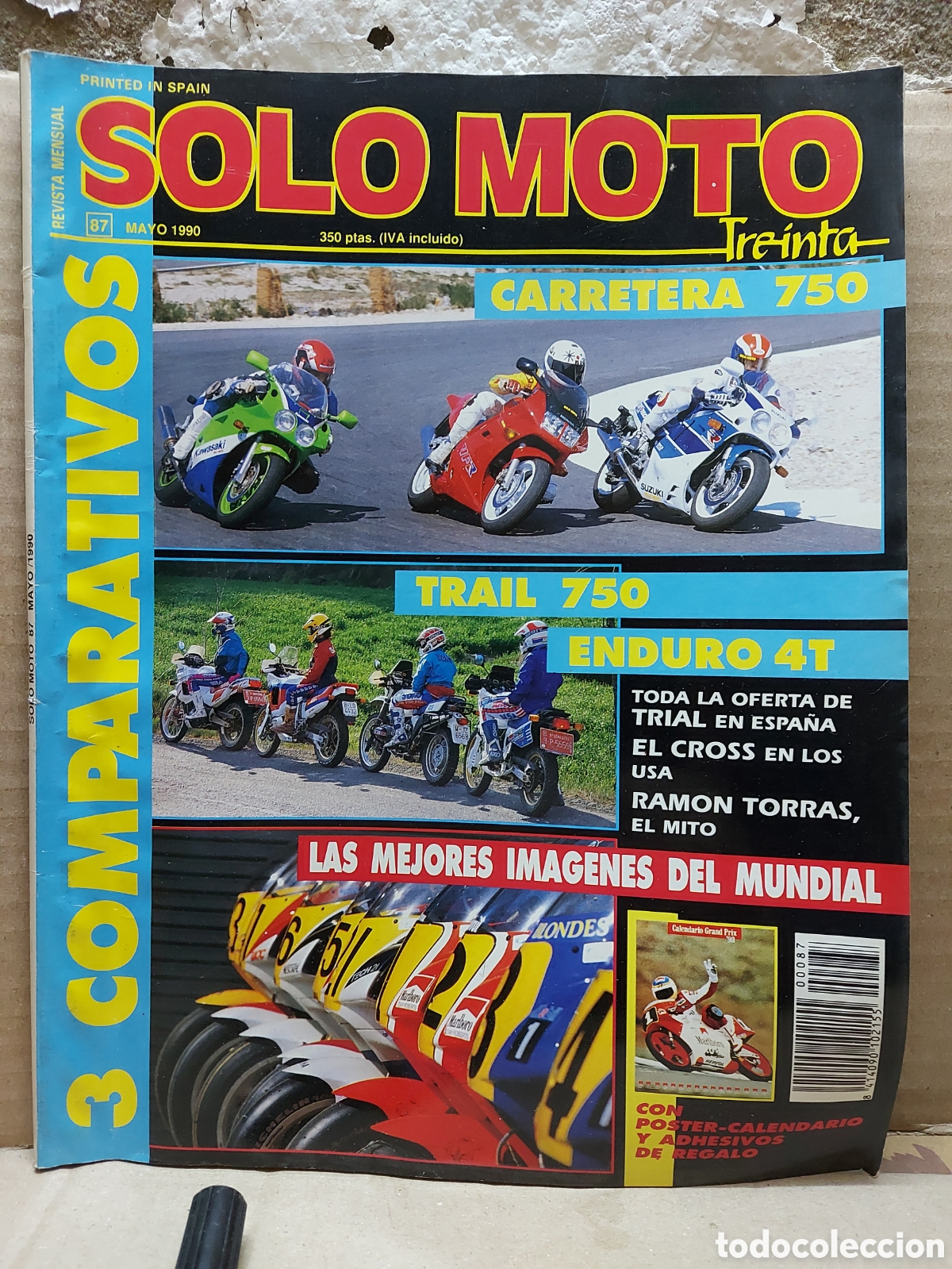 Coleccionismo de Revistas y Peri&oacute;dicos: SOLO MOTO a&ntilde;o 1990.....