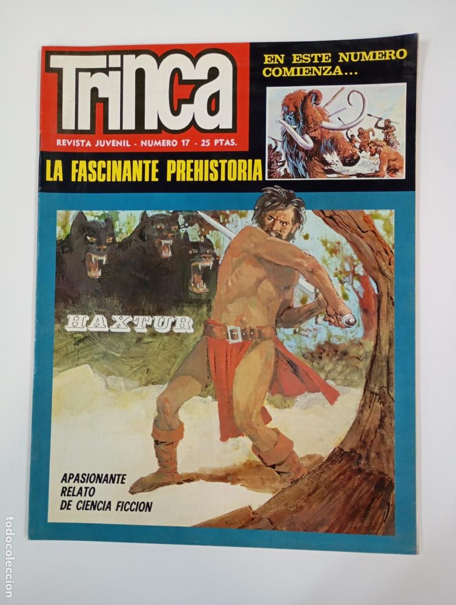 Coleccionismo de Revistas y Peri&oacute;dicos: TRINCA REVISTA JUVENIL N&ordm; 17. LA FASCINANTE PREHISTORIA. TDKC135
