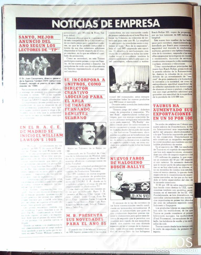 Coleccionismo de Revistas y Peri&oacute;dicos: PUBLINOTAS SANYO TAURUS RALLYE