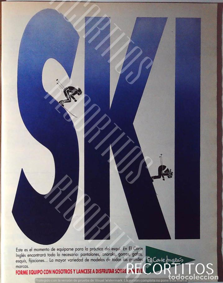 Coleccionismo de Revistas y Peri&oacute;dicos: ECI EL CORTE INGLES MODA SKI