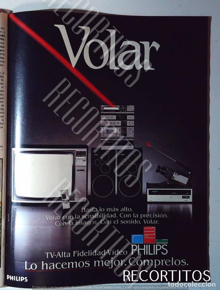Collection Magazines and Newspapers: PHILIPS TELEVISOR ANUNCIO PUBLICIDAD