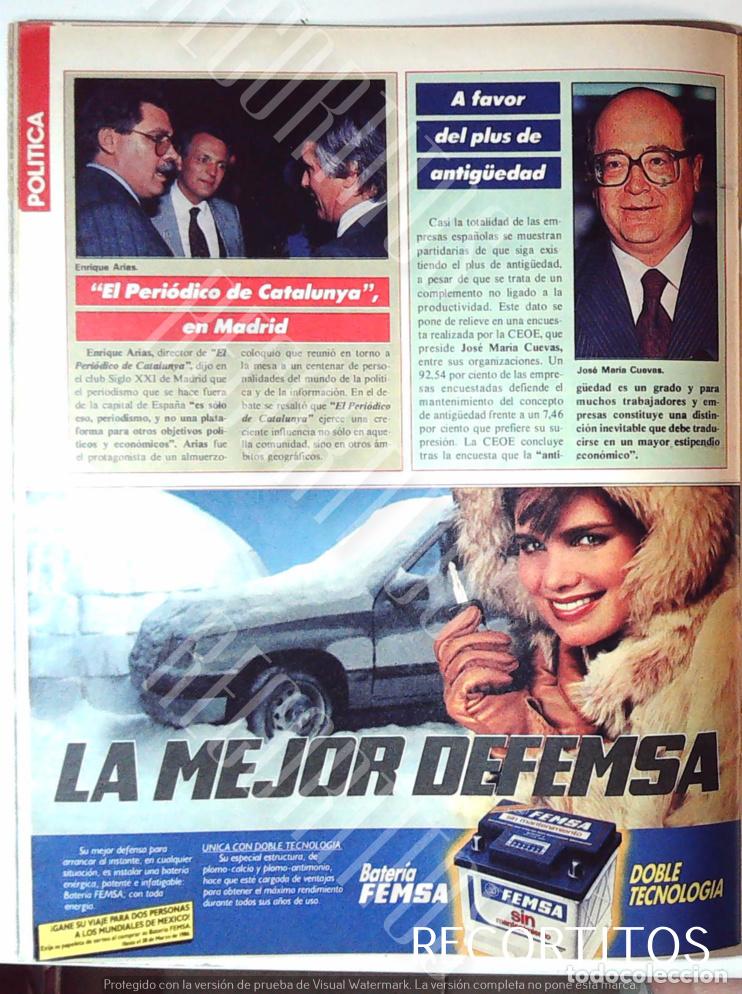 Collection Magazines and Newspapers: BATERIA FEMSA anuncio publicidad