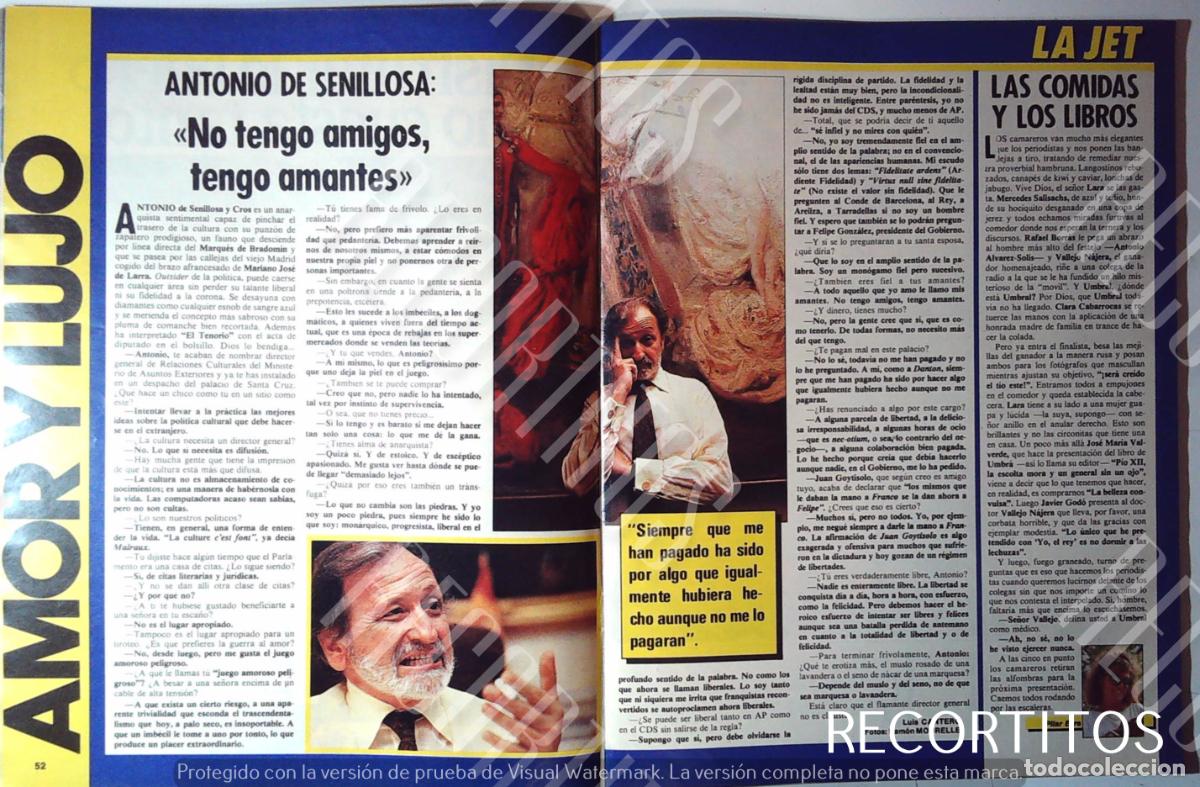 Collection Magazines and Newspapers: ANTONIO DE SENILLOSA