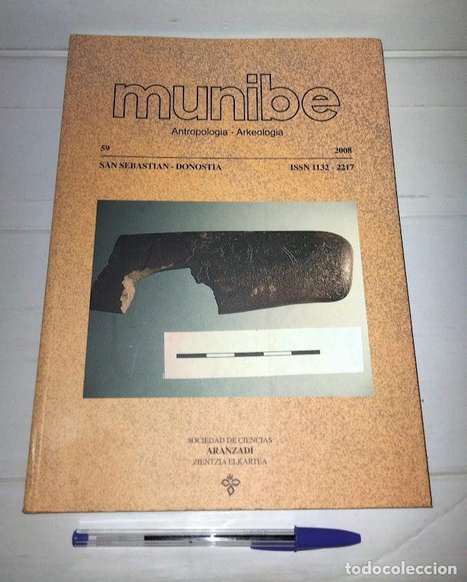 Coleccionismo de revistas y peri&oacute;dicos: Munibe 2008 -Antropolog&iacute;a/Arkeolog&iacute;a 59- San Sebasti&aacute;n-Donostia -ISSN 1132-2217-