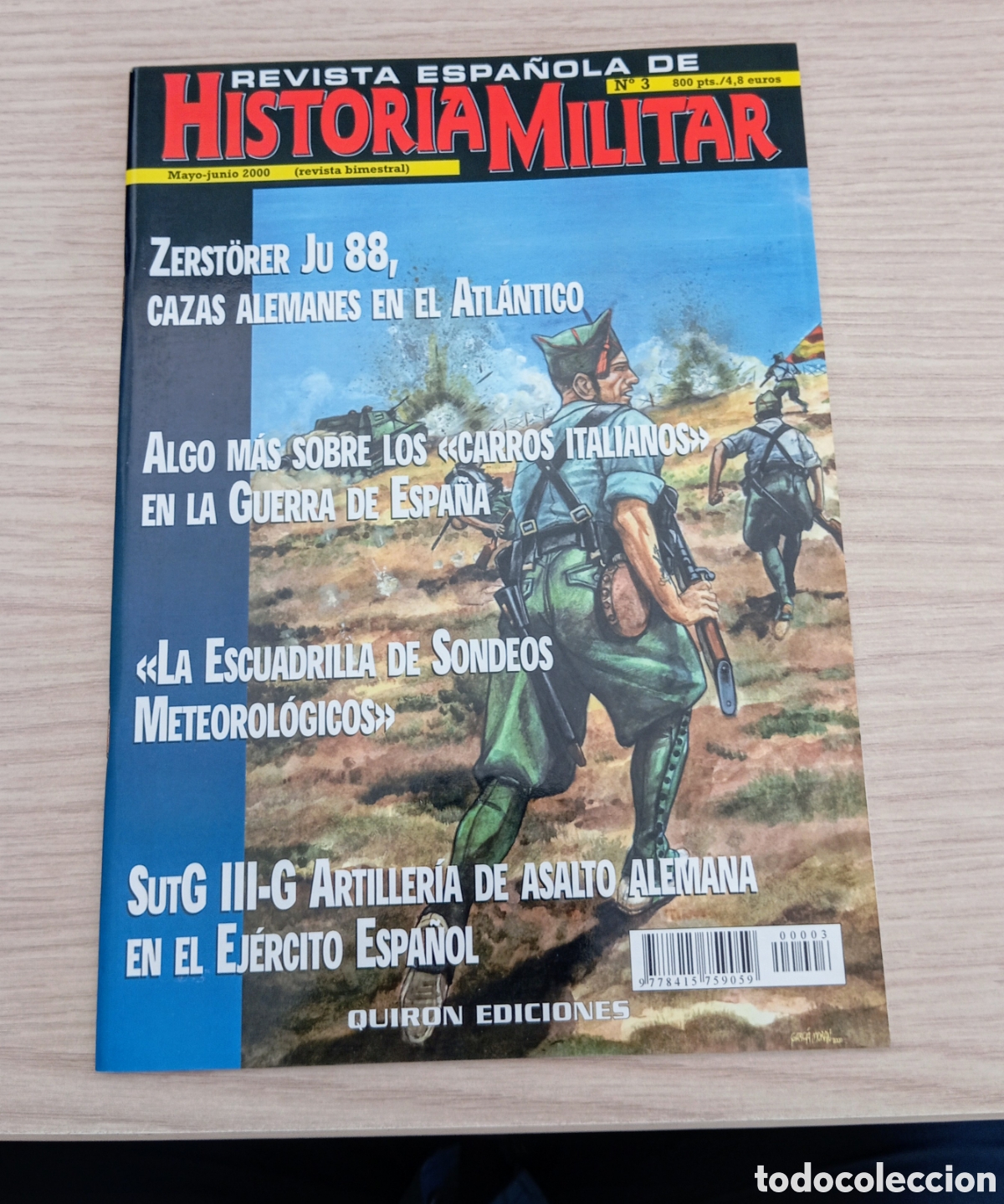 Coleccionismo de Revistas y Peri&oacute;dicos: REVISTA HISTORIA MILITAR N mayo 2000