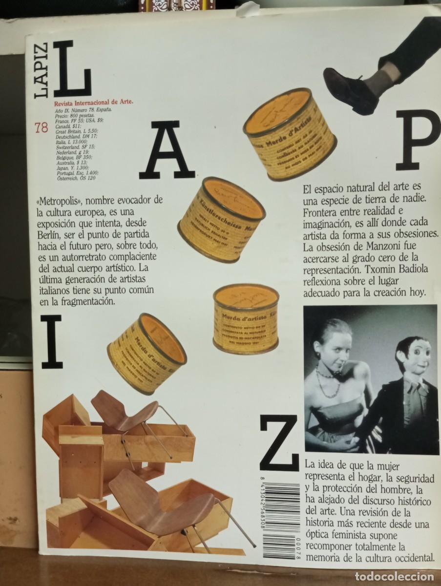 Collectionnisme de Revues et Journaux: Revista internacional de arte L&Aacute;PIZ. N&deg; 78.