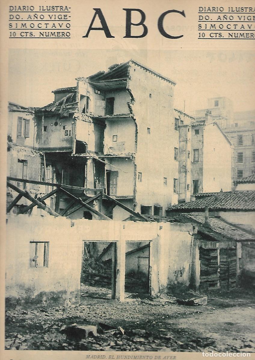 Coleccionismo de Revistas y Peri&oacute;dicos: PERIODICO ABC MADRID-SEVILLA 29 DE DICIEMBRE 1932 N&ordm;9243 MADRID EL HUNDIMIENTO DE AYER.A-ABC-0325