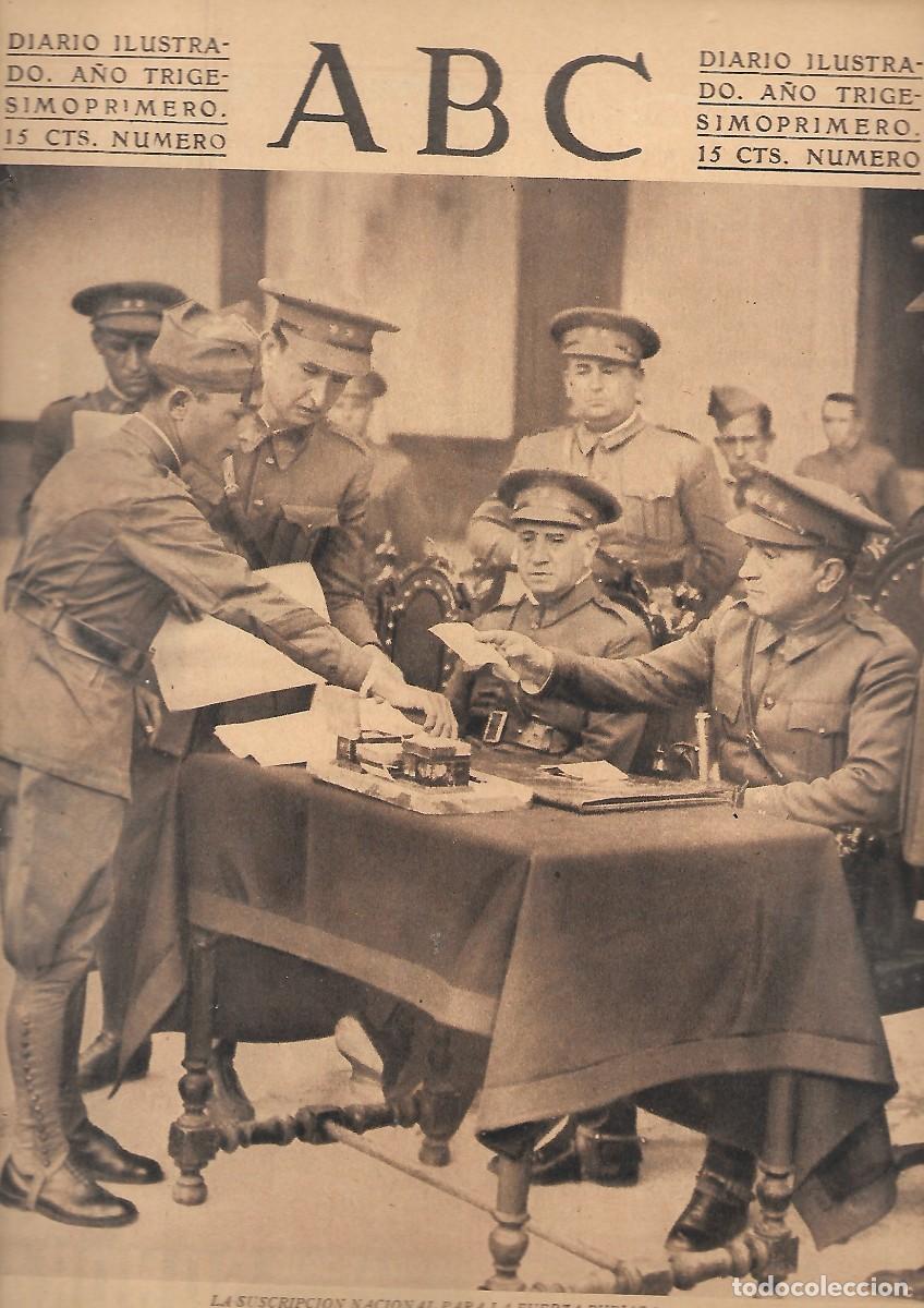 Coleccionismo de Revistas y Peri&oacute;dicos: PERIODICO ABC MADRID-SEVILLA 25 JUNIO DE 1935 N&ordm;10011 SUSCRIPCION PARA LA FUERZA PUBLICA.A-ABC-0329