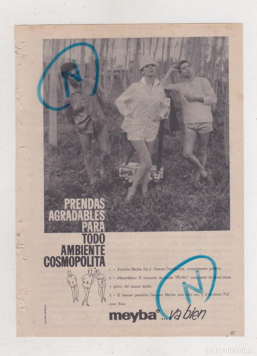 Sammeln von Zeitschriften und Zeitungen: PUBLICIDAD T 1960. ANUNCIO MEYBA