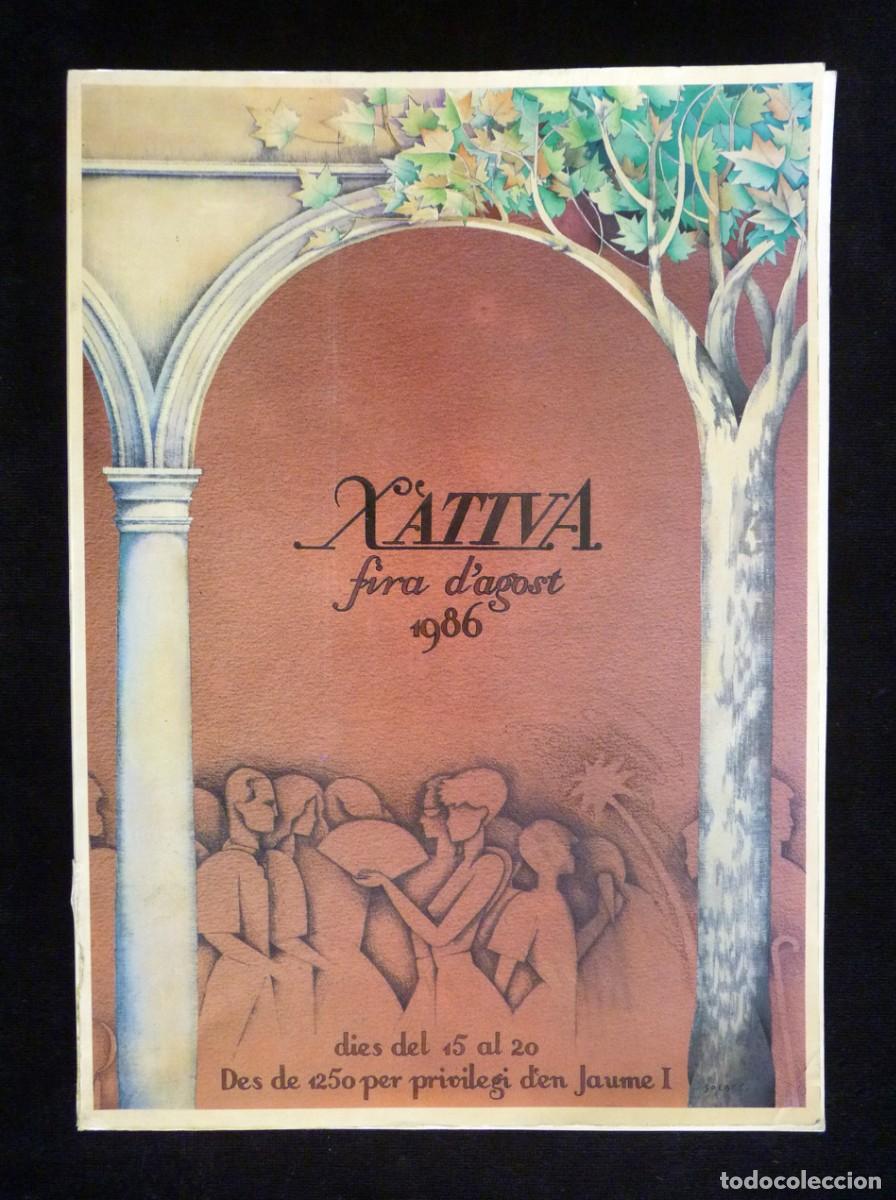Coleccionismo de revistas y peri&oacute;dicos: X&Agrave;TIVA FIRA D&rsquo;AGOST,1986. LIBRO DE FERIA