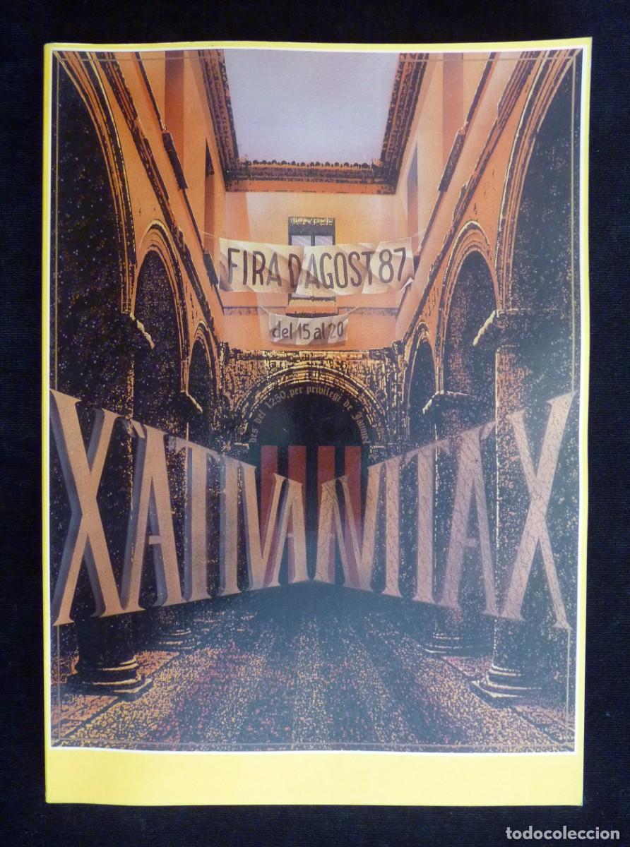 Coleccionismo de revistas y peri&oacute;dicos: X&Agrave;TIVA FIRA D&rsquo;AGOST,1987. LIBRO DE FERIA