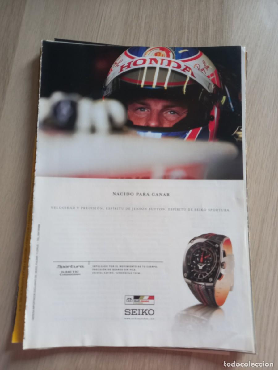 Coleccionismo de Revistas y Peri&oacute;dicos: JENSON BUTTON ANUNCIA RELOJ SEIKO SPORTURA KINETIC PATROCINADOR DE HONDA RACING