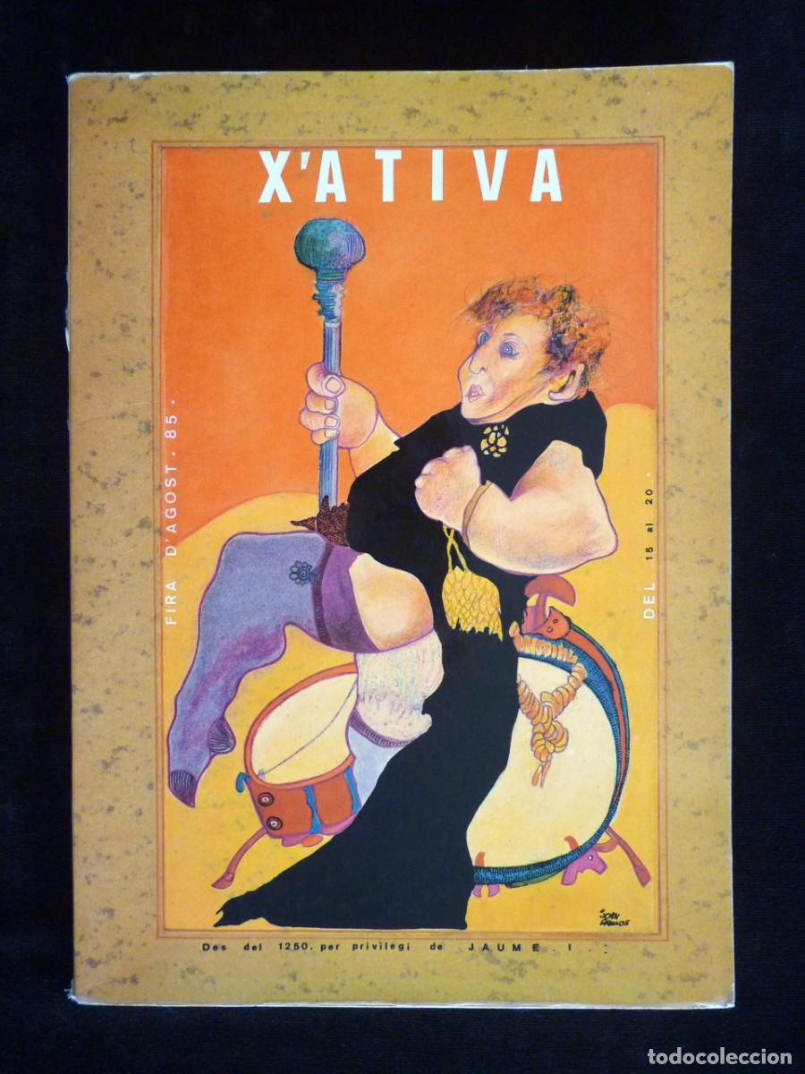 Coleccionismo de revistas y peri&oacute;dicos: X&Agrave;TIVA FIRA D&rsquo;AGOST,1985. LIBRO DE FERIA