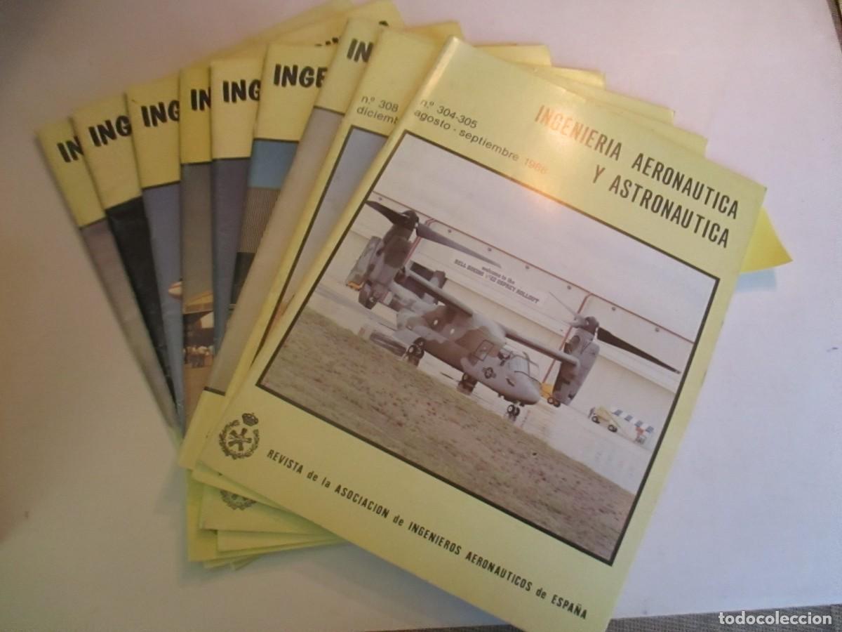 Colecionismo de Revistas e Jornais: Ingenier&iacute;a aeron&aacute;utica y astronautica Lote de 9 n&ordm; sueltos ) W33026