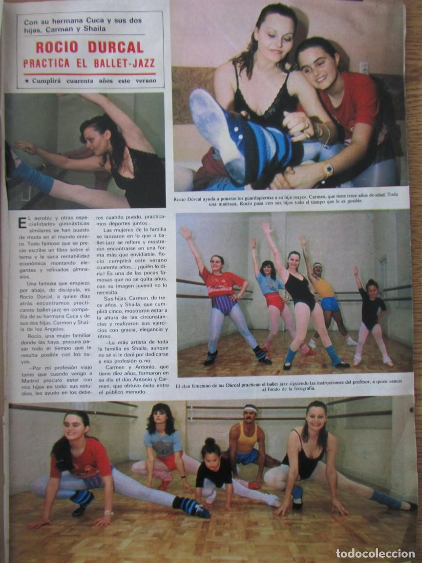 Coleccionismo de Revistas y Peri&oacute;dicos: RECORTE REVISTA SEMANA 2310 1984 ROC&Iacute;O D&Uacute;RCAL.