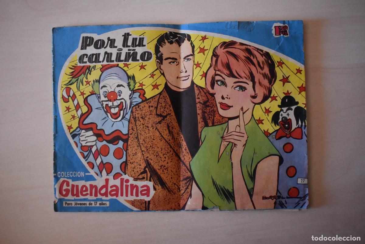 Colecionismo de Revistas e Jornais: Comic. Revista juvenil. Por tu cari&ntilde;o. Colecci&oacute;n Guendalina. N. &ordm; 27