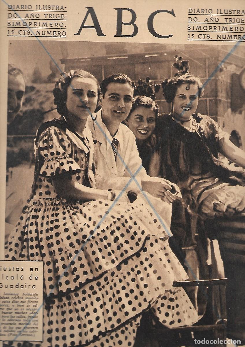 Coleccionismo de Revistas y Peri&oacute;dicos: PERIODICO ABC MADRID-SEVILLA 28 DE AGOSTO 1935 N&ordm;10065 FIESTAS EN ALCALA DE GUADAIRA. A-ABC-0347 ,2