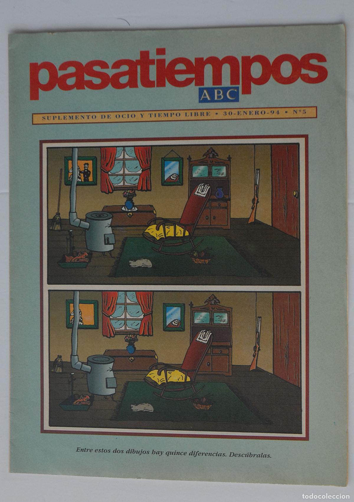Coleccionismo de Revistas y Peri&oacute;dicos: ABC - PASATIEMPOS N&ordm; 5 - 30 de ENERO 1994