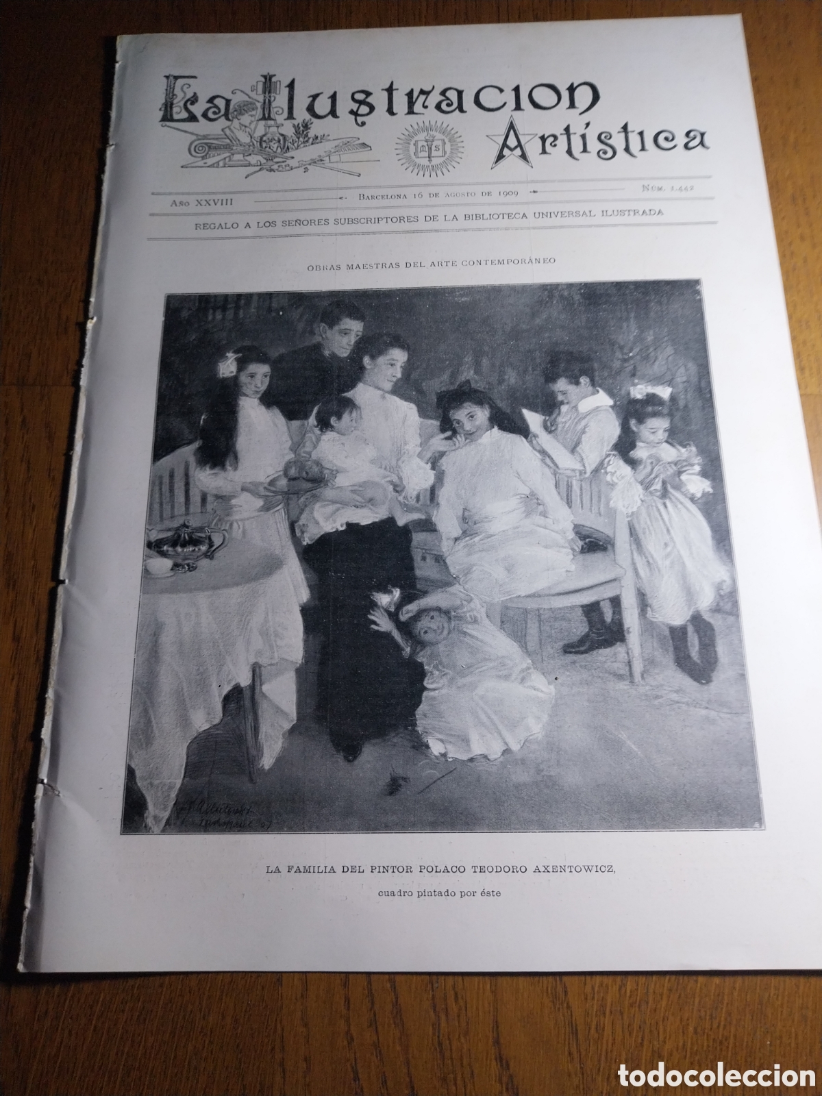 Collection Magazines and Newspapers: REVISTA 1909 LEIPZIG UNIVERSIDAD. LA CAMPA&Ntilde;A DE MELILLA. NUEVO PUENTE EN NEW YORK