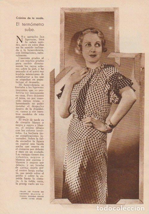 Sammeln von Zeitschriften und Zeitungen: * MODA FEMENINA * Modelos Jenny, Vera Borea, Schiaparelli, pamela Esther Meyer - 1933