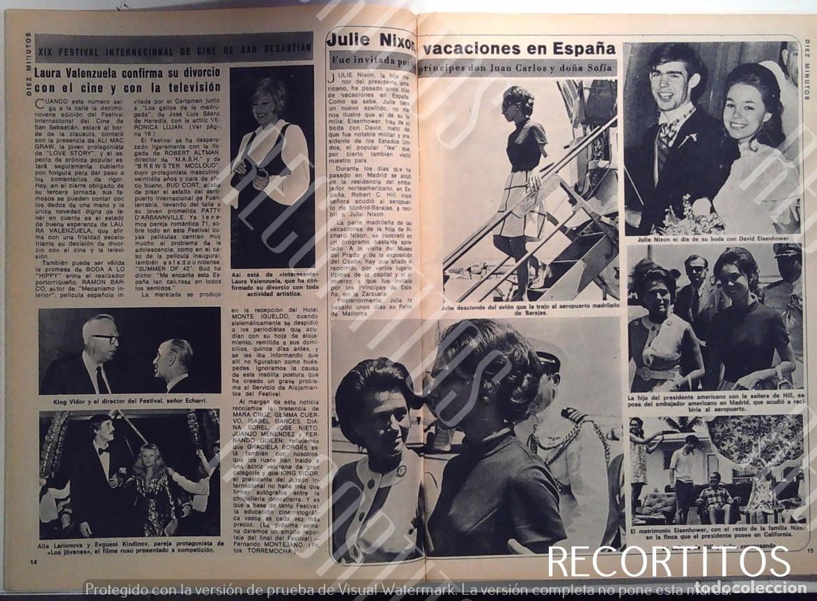 Sammeln von Zeitschriften und Zeitungen: LAURA VALENZUELA KING VIDOR ALIA LARIONOVA EUGUENI KINDONOV JULIE NIXON