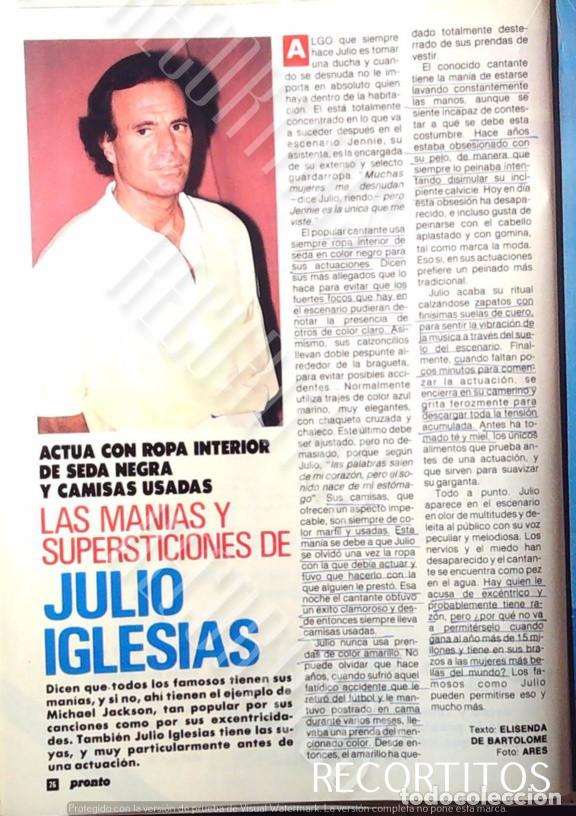 Coleccionismo de Revistas y Peri&oacute;dicos: JULIO IGLESIAS LATIN LOVER