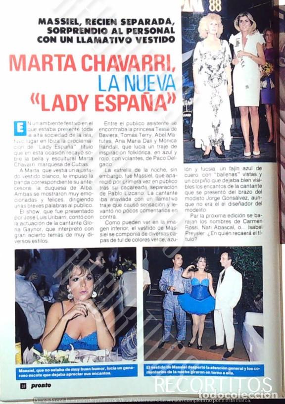 Coleccionismo de Revistas y Peri&oacute;dicos: MARTA CHAVARRI LADY ESPA&Ntilde;A MASSIEL CAYETANA DUQUESA DE ALBA