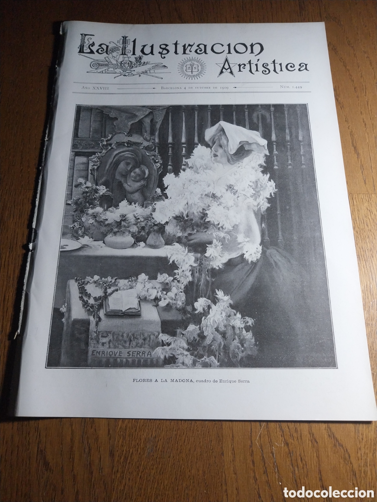 Sammeln von Zeitschriften und Zeitungen: REVISTA 1909 DAMAS JAPONESAS.DESCUBRIMIENTO POLO NORTE. CAMPA&Ntilde;A DE MELILLA.SALON AERONAUTICA D PARIS