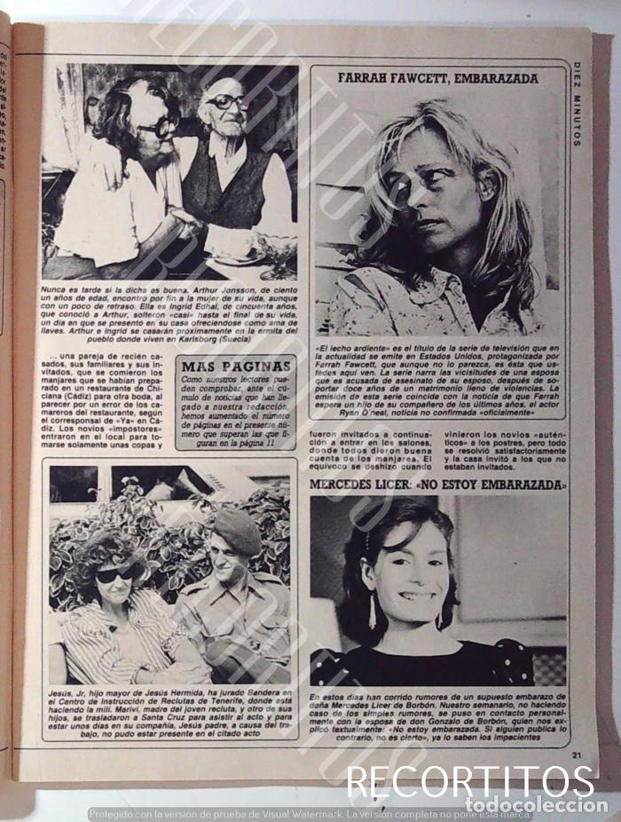 Coleccionismo de revistas y peri&oacute;dicos: FF FARRAH FAWCETT LOS ANGELES DE CHARLIE JESUS HERMIDA JR MERCEDES LICER