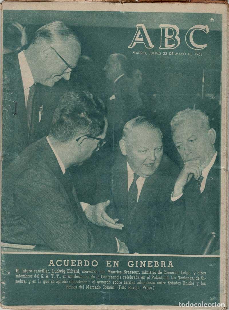 Coleccionismo de Revistas y Peri&oacute;dicos: Peri&oacute;dico ABC 23 mayo 1963