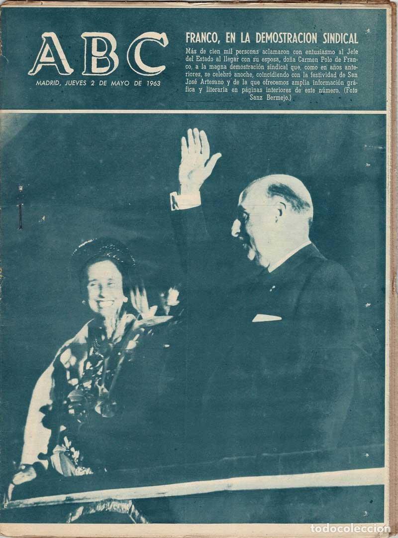 Coleccionismo de Revistas y Peri&oacute;dicos: Peri&oacute;dico ABC 2 mayo 1963