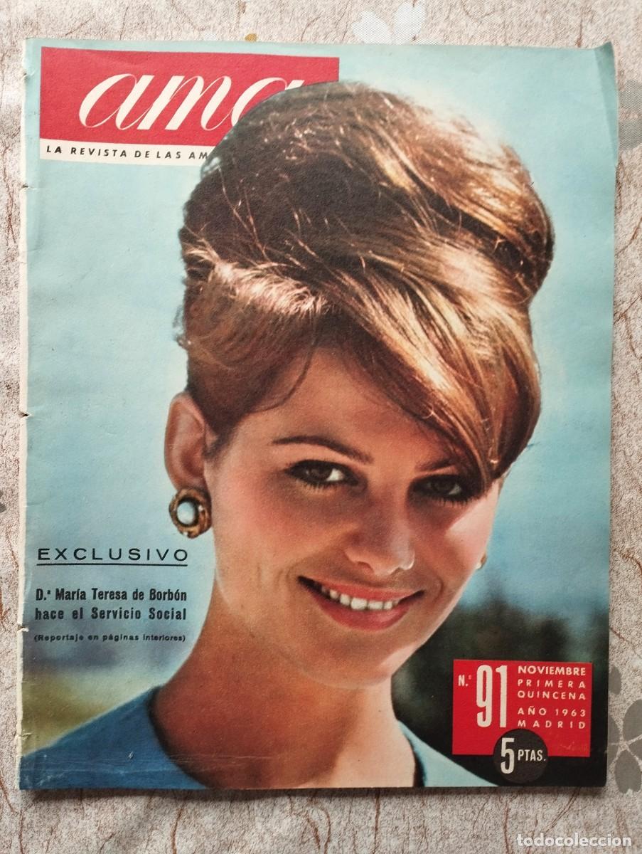 Coleccionismo de revistas y peri&oacute;dicos: Revista AMA / CLAUDIA CARDINALE / MODA, DECORACION, PATRONES ...
