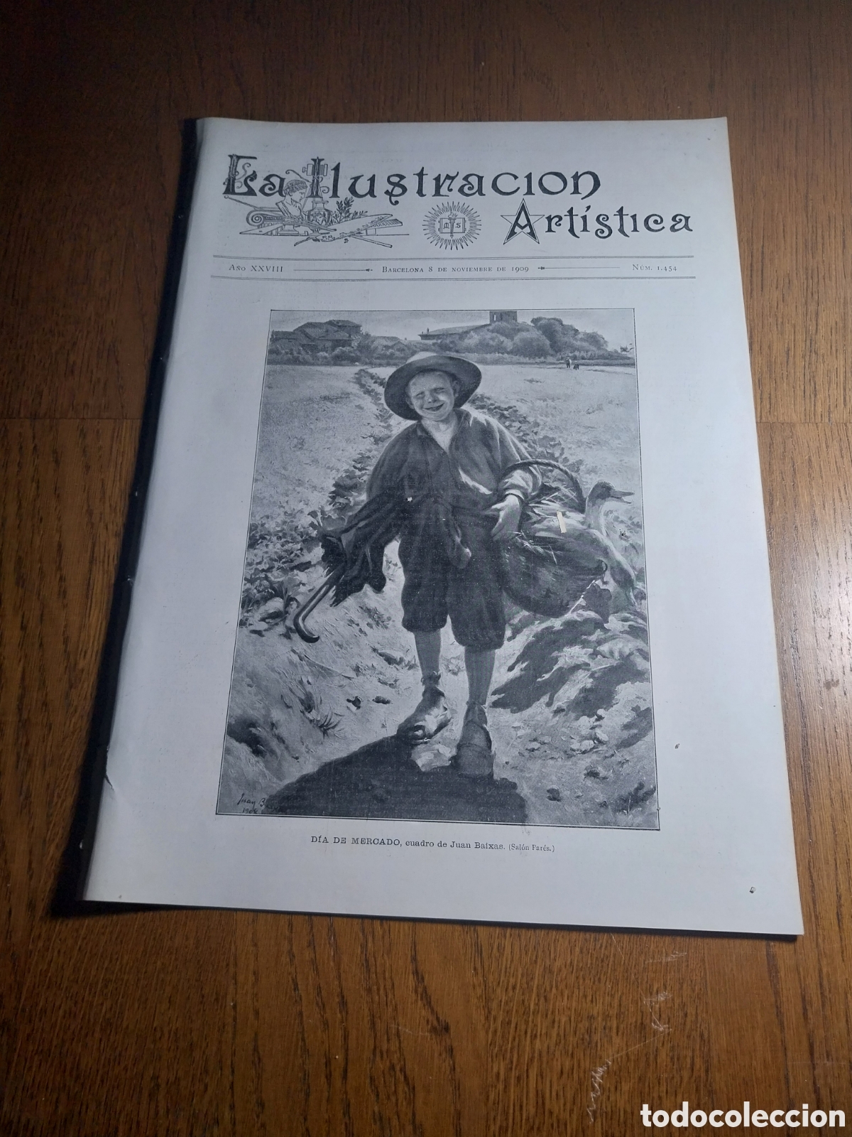 Collection Magazines and Newspapers: REVISTA 1909 CAMILO COROT PINTOR DE MUJERES. LA CAMPA&Ntilde;A DE MELILLA. TIPOS Y COSTUMBRES DE LOS ZULUS.
