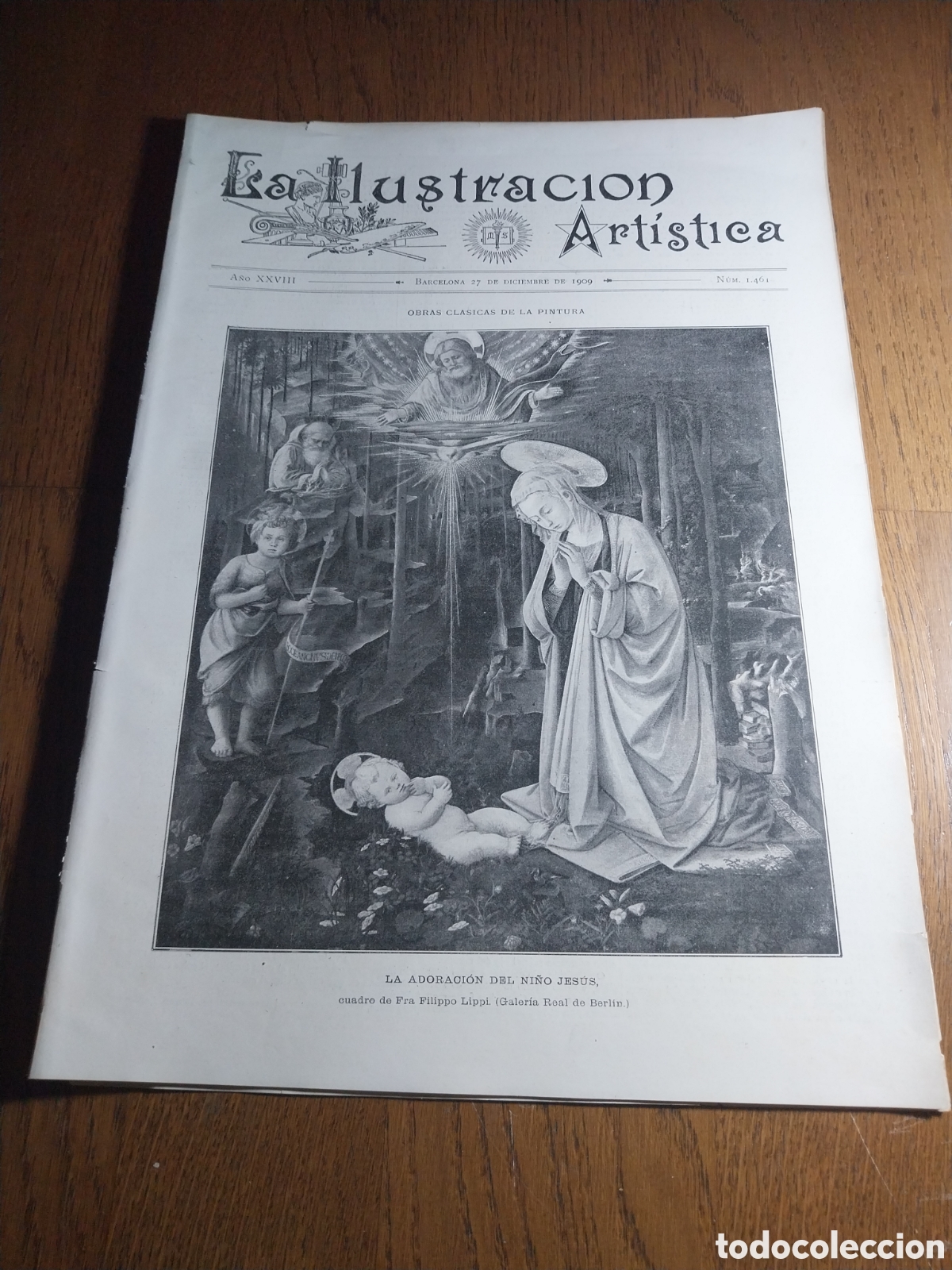 Sammeln von Zeitschriften und Zeitungen: REVISTA 1909 FAMILIA REAL DE BELGICA. GOBIERNO MUNICIPAL BARCELONA. PREMIOS NOBEL 1909