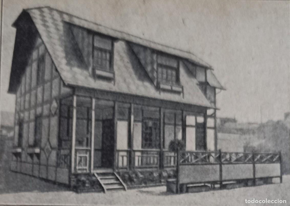 Coleccionismo de Revistas y Peri&oacute;dicos: MATERIALES PARA LA CONSTRUCCI&Oacute;N - CINCO HOJAS PUBLICACI&Oacute;N PPIO 1900