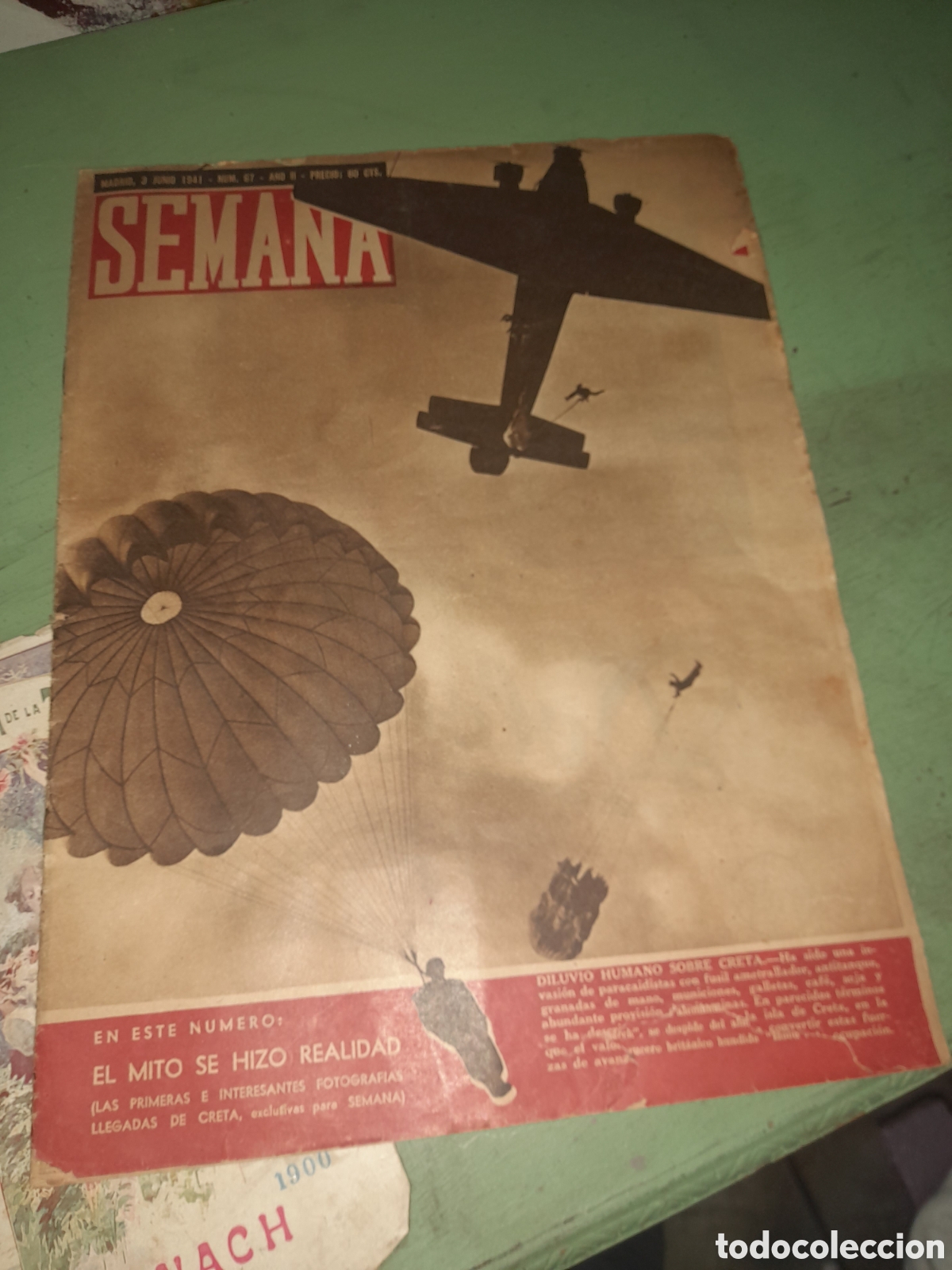 Coleccionismo de revistas y peri&oacute;dicos: Revista Semana n&uacute;mero 67, a&ntilde;o 1941