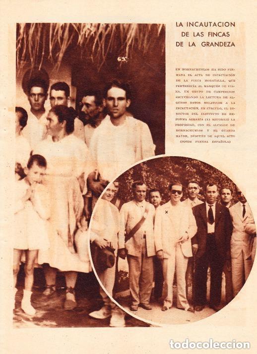 Coleccionismo de revistas y peri&oacute;dicos: * FINCA MORATALLA, Hornachuelos * Incautaci&oacute;n de las fincas de la grandeza - 1933