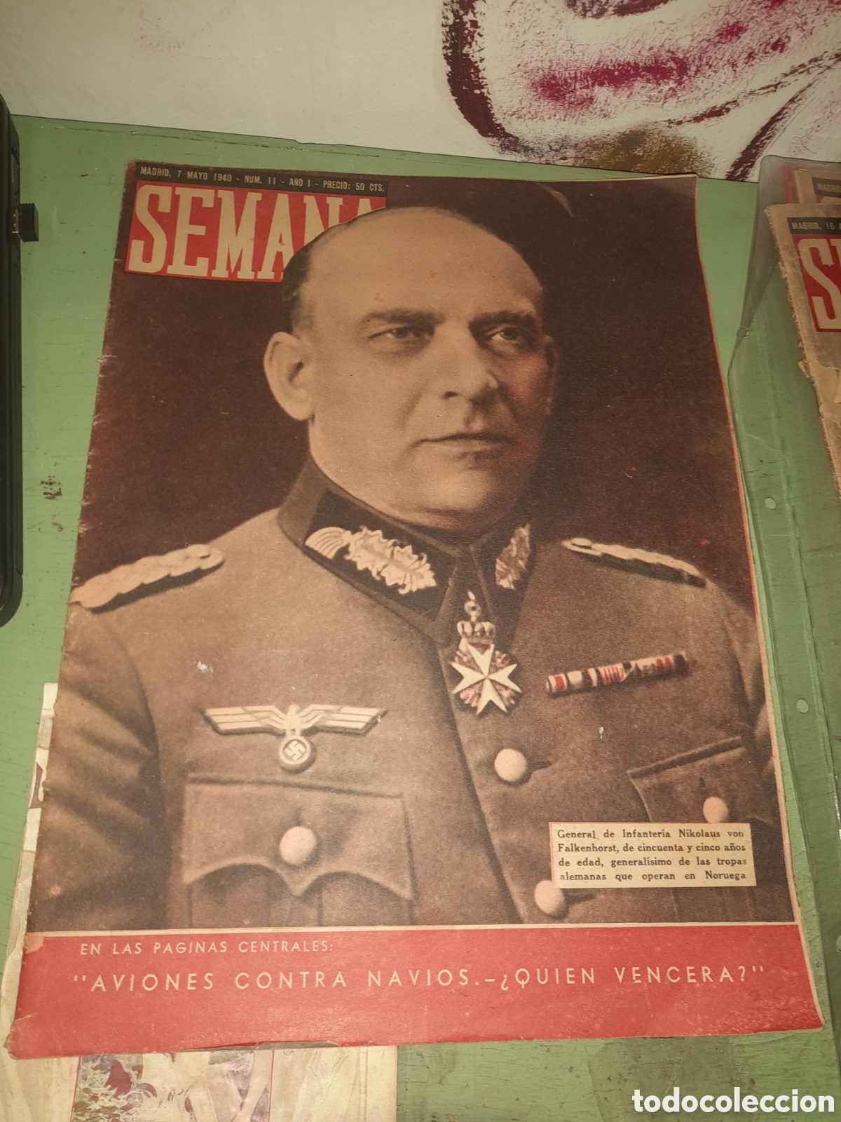 Coleccionismo de revistas y peri&oacute;dicos: Revista Semana n&uacute;mero 11 , a&ntilde;o 1940