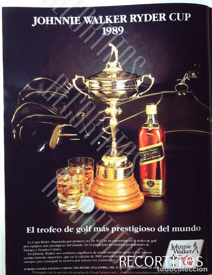 Coleccionismo de Revistas y Peri&oacute;dicos: JOHNNIE WALKER WHISKY ANUNCIO PUBLICIDAD