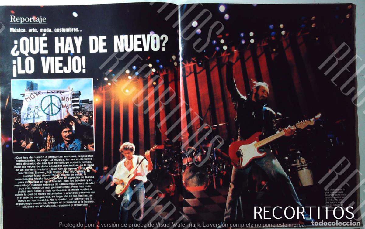 Coleccionismo de Revistas y Peri&oacute;dicos: THE WHO GIRA 1989 THE WHO